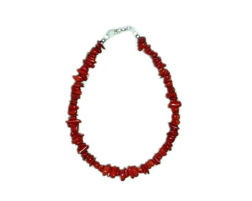 Bracciale Corallo Bambù Rosso