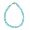Bracciale con perle di pasta di turchese 5mm