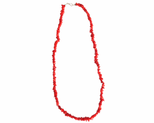 Collana Corallo Bambu Rosso spezzettato