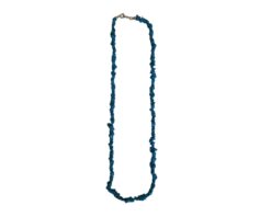 Collana in pasta turchese sfaccettato