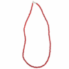 Collana perline di Corallo Bambu Rosso di 4mm