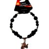 Bracciale in Polvere di Pietra Lavica dell’Etna con Trinacria